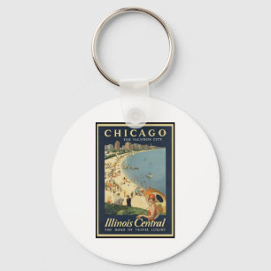 Paul Proehl Chicago semesterstad Nyckelring