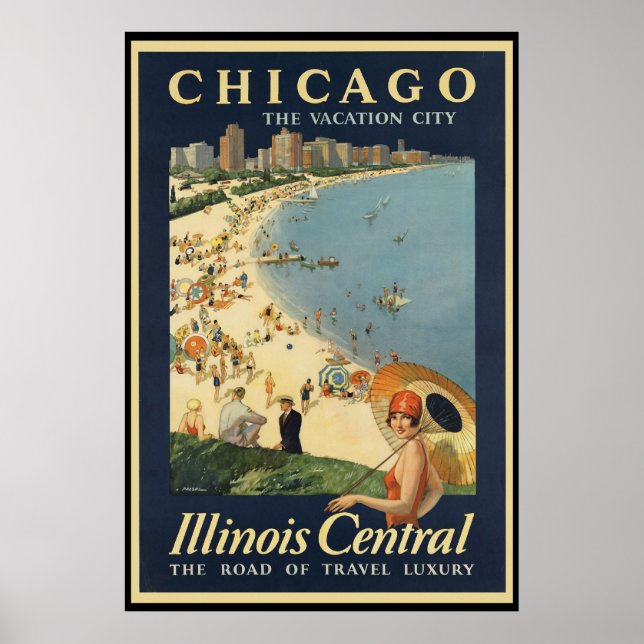 Paul Proehl Chicago Vacation City Poster (Framsidan)