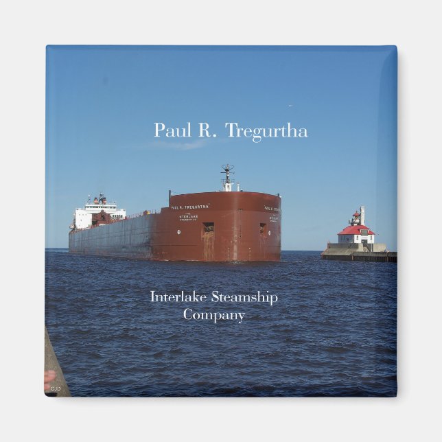 Paul R. Tregurtha Duluth magnet (Framsidan)