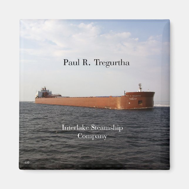 Paul R. Tregurtha magnet (Framsidan)