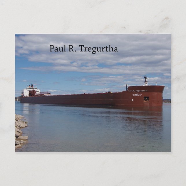 Paul R. Tregurtha-postkort Vykort (Framsida)