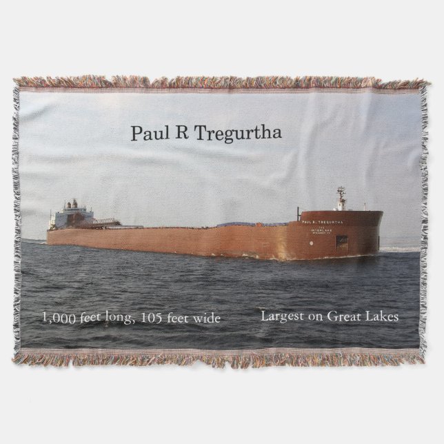 Paul R. Tregurtha throw filet Filt (Framsidan)