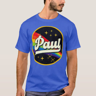 Paul Rainbow in Space Vintage Stil T Shirt