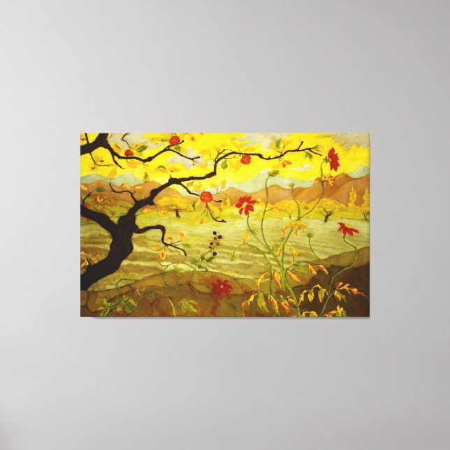 Paul Ranson/Apple Träd med Red Fruit c.1902 Canvastryck (Framsida)
