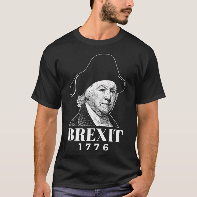 Paul Revere Brexit 1776 4:e juli Patriot T Shirt (Framsida)