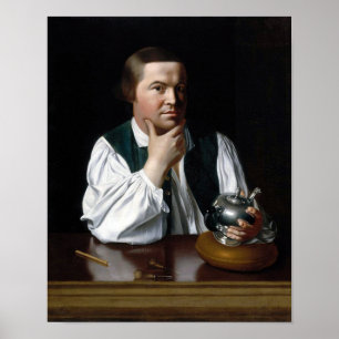 Paul Revere Porträtt - John Singleton Copley 1768 Poster