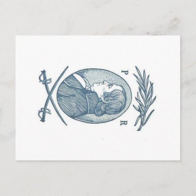 Paul Revere Postcard Vykort (Framsida)