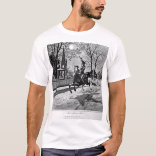 Paul Reveres Ride. 1775_Krig-bild Tee Shirt
