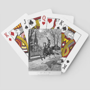 Paul Reveres ritt. 1775_War avbildar Spel Kort
