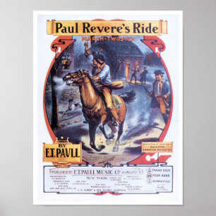 Paul Reveres rittaffisch Poster