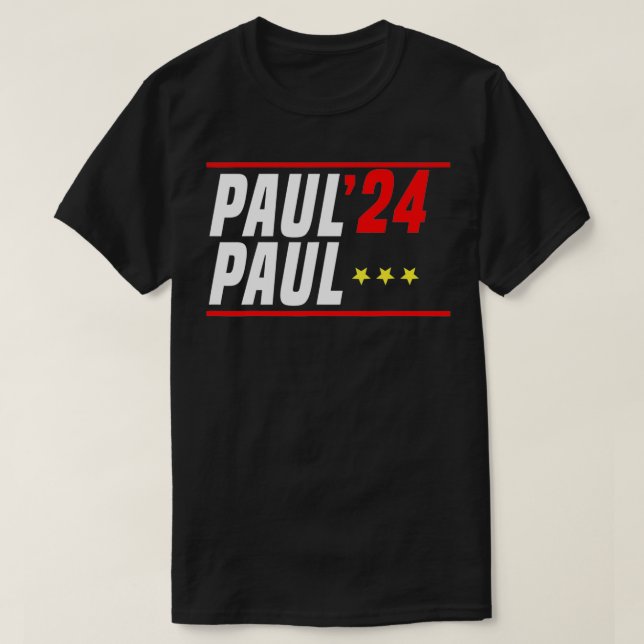Paul Ron Paul 2024 T Shirt (Design framsida)