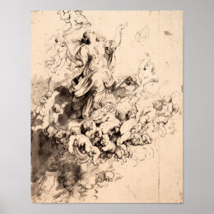 Paul Rubens - antagande av Mary Poster