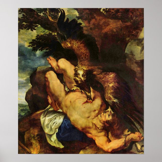 Paul Rubens - Prometheus bundet Poster (Framsidan)
