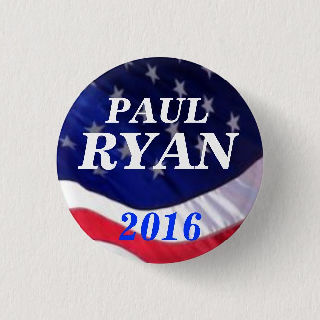 Paul Ryan 2016 Knapp (Framsida)
