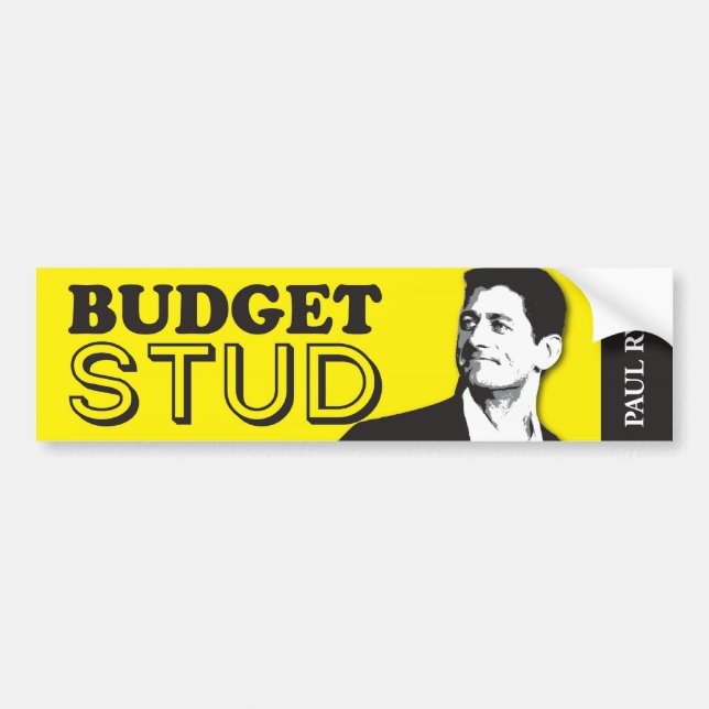 Paul Ryan är en budget dubbar bildekalet! Bildekal (Framsidan)
