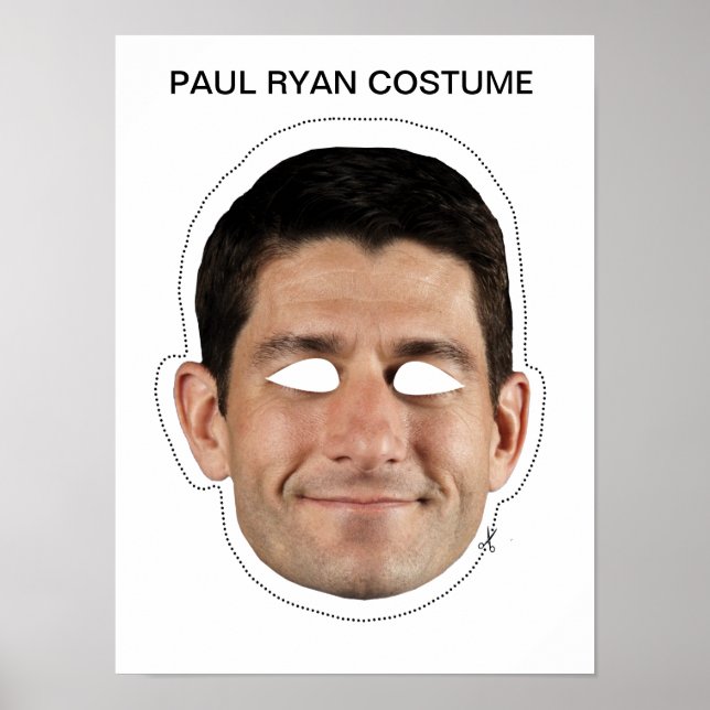 Paul Ryan Costume Poster (Framsidan)
