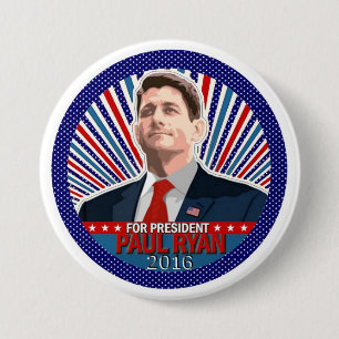 Paul Ryan för presidenten 2016 Knapp
