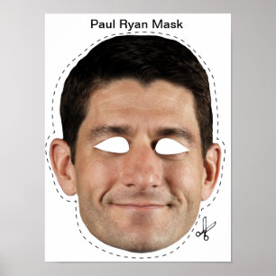Paul Ryan maskerar Poster