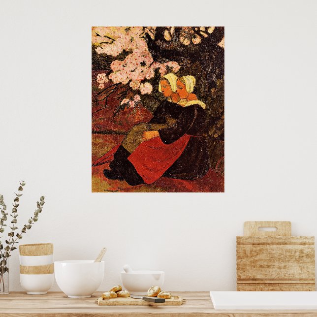 Paul Serusier, Två bretonska kvinnor, Poster (Kök)