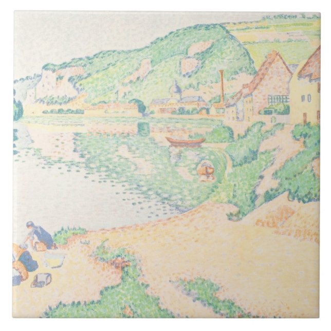 Paul Signac - Andelys Kakelplatta (Framsidan)