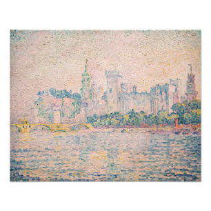 Paul Signac - Avignon, God morgon Fototryck
