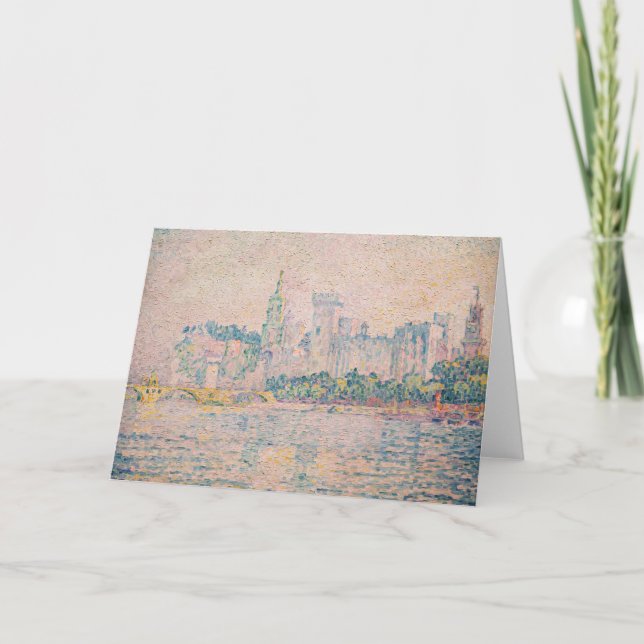 Paul Signac - Avignon, God morgon Kort (Framsida)