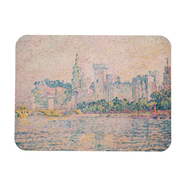 Paul Signac - Avignon, God morgon Magnet (Horisontell)