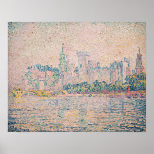 Paul Signac - Avignon, God morgon Poster