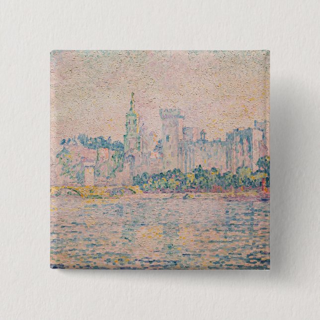 Paul Signac - Avignon, morgon Knapp (Framsida)