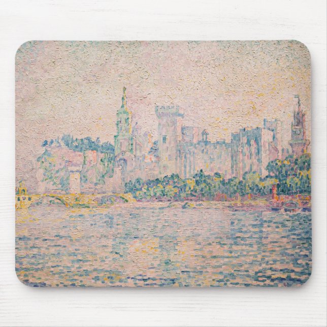 Paul Signac - Avignon, morgon Musmatta (Framsidan)
