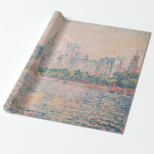 Paul Signac - Avignon, morgon Presentpapper (Utrullad)