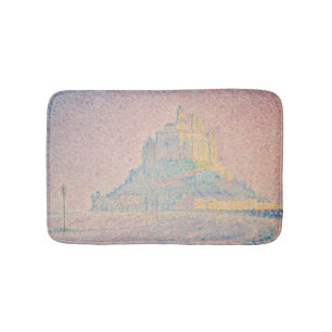 Paul Signac - berget Saint Michel Fog och Sol Badrumsmatta