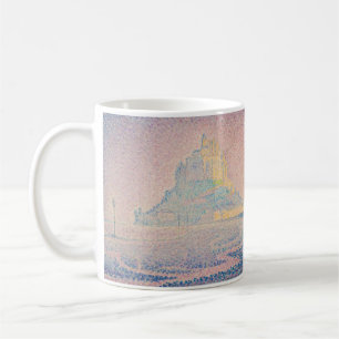 Paul Signac - berget Saint Michel Fog och Sol Kaffemugg