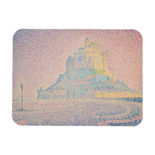 Paul Signac - berget Saint Michel Fog och Sol Magnet