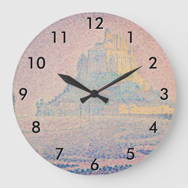 Paul Signac - berget Saint Michel Fog och Sol Stor Klocka (Framsida)