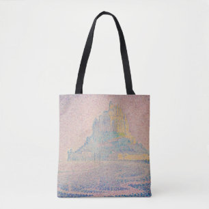 Paul Signac - berget Saint Michel Fog och Sol Tygkasse