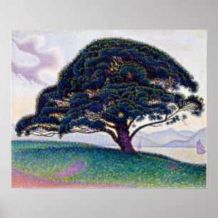 Paul Signac Bonaventure gräs CC1265 Pointillism XL Poster