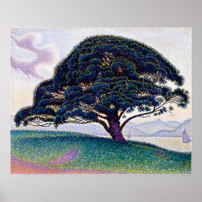 Paul Signac Bonaventure gräs CC1265 Pointillism XL Poster (Framsidan)