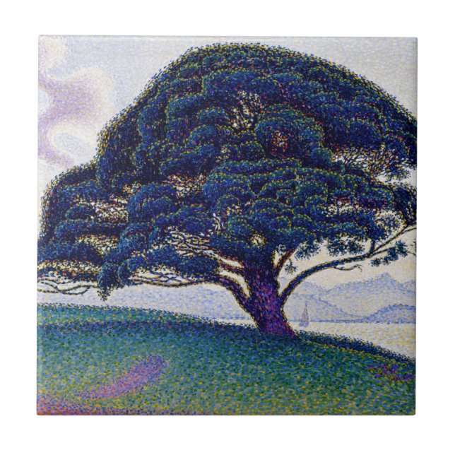 Paul Signac - Bonaventure Gräs Kakelplatta (Framsidan)