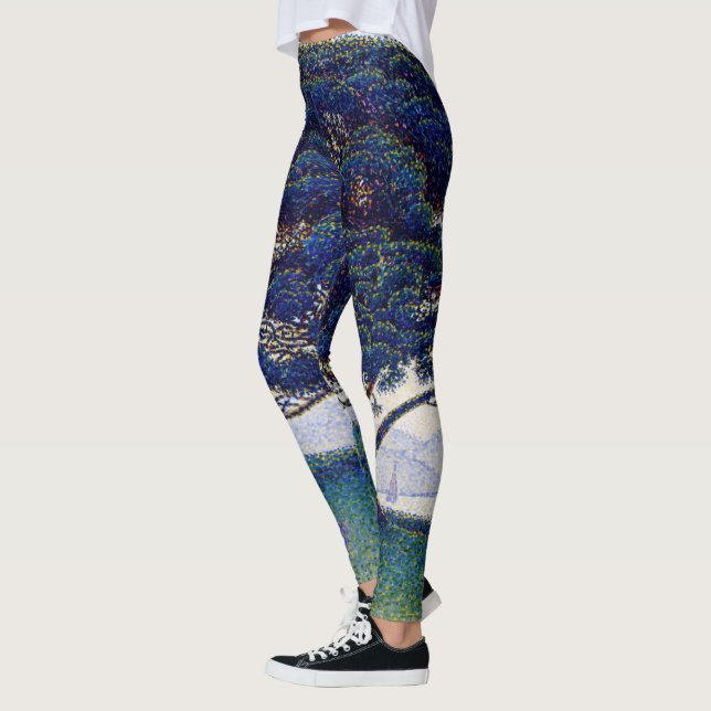 Paul Signac - Bonaventure Gräs Leggings (Vänster)