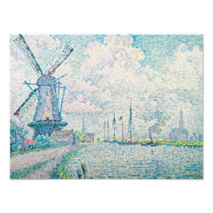 Paul Signac - Canal of Overschie Fototryck