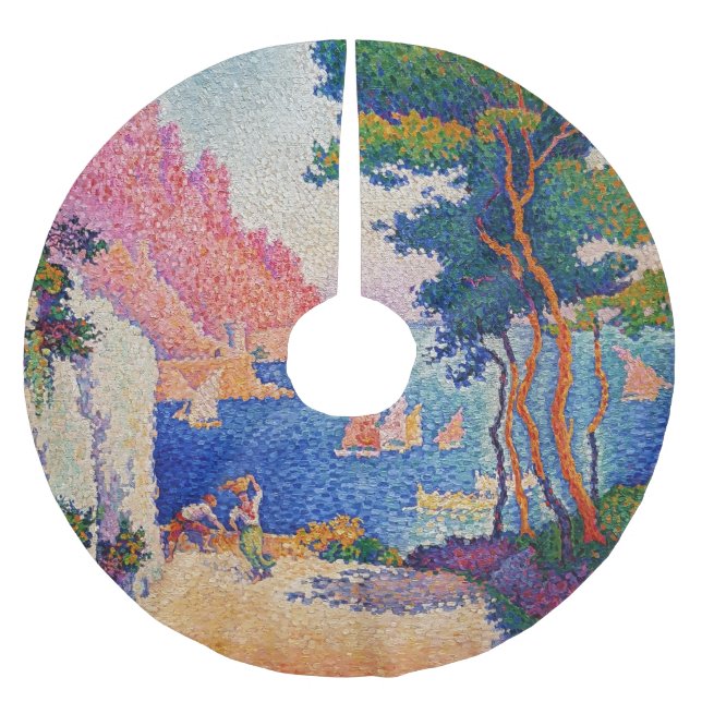 Paul Signac - Capo di Noli Julgransmatta Borstad Polyester (Framsidan)