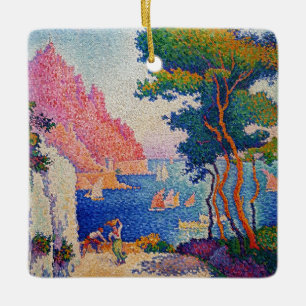 Paul Signac - Capo di Noli Julgransprydnad Keramik