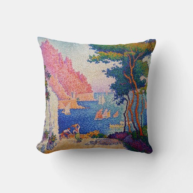 Paul Signac - Capo di Noli Kudde (Framsida)