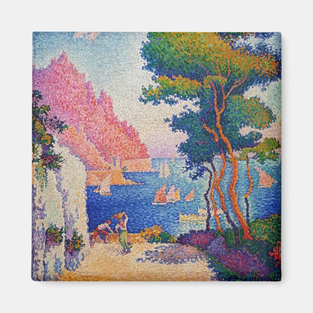 Paul Signac - Capo di Noli Magnet (Framsidan)