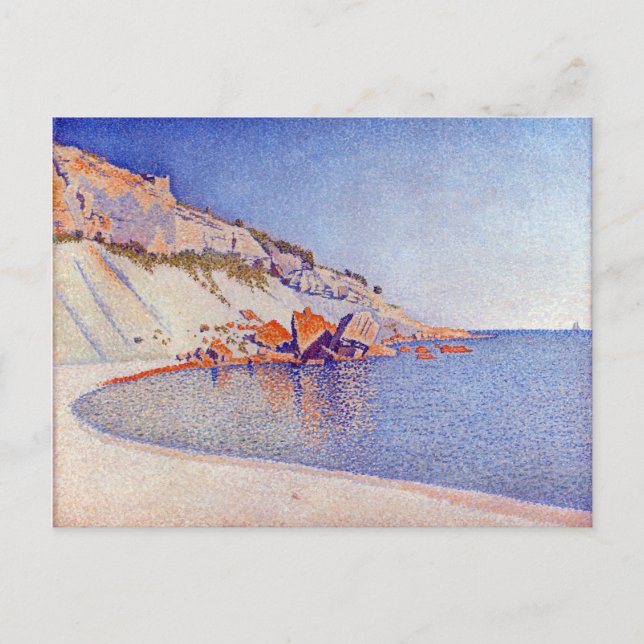 Paul Signac Cassis, Cap Lombard, Opus 196 Vykort (Framsida)