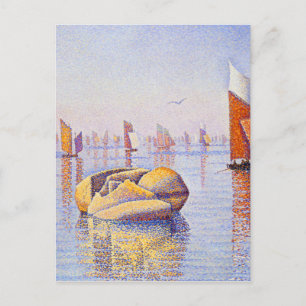 Paul Signac - Concarneau, Quiet Morgon Vykort