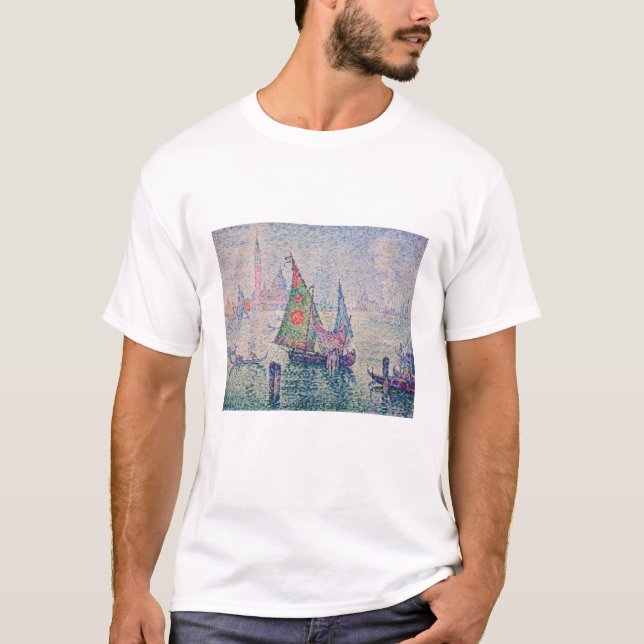 Paul Signac - Den gröna segeln T Shirt (Framsida)
