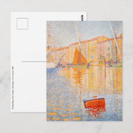 Paul Signac - Den röda bojen, Saint-Tropez Vykort