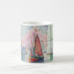 Paul Signac - Entrance of La Rochelle Harbor Kaffemugg